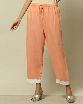 rangriti Women Straight Fit Palazzos with Drawstring Waist-picture-47