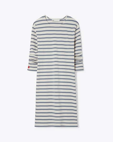 Buy Tory Burch Scrunched-Sleeve Jersey T-Shirt Dress | White
