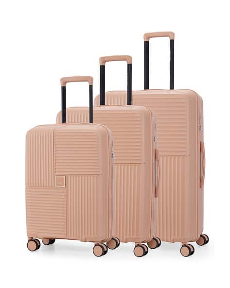Buy Champagne Luggage Trolley Bags for Men by Nasher Miles