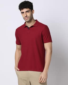Men Regular Fit Polo T-Shirt
