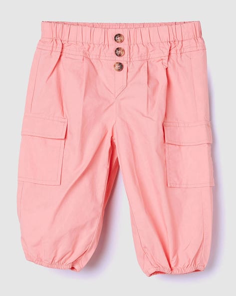 Straight Fit Pleated Cargo Pants