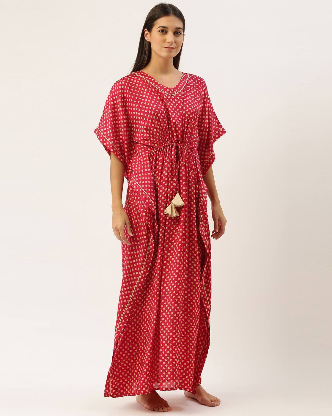 Buy Pink Nightshirts&Nighties for Women by Banno's Swagger Online - Main Image