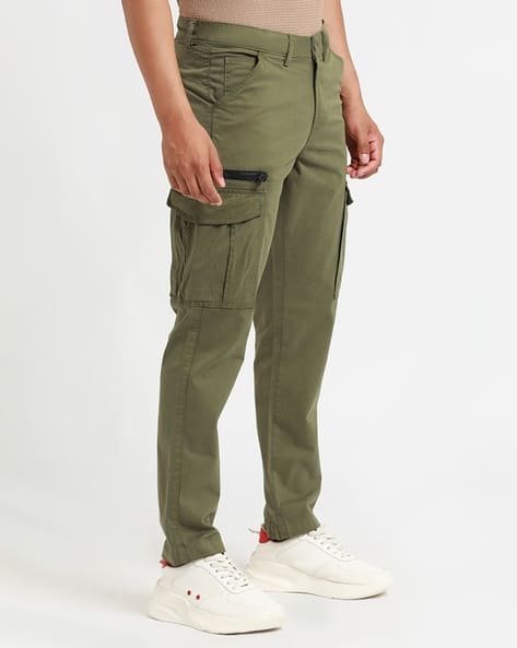 Buy Olive Trousers & Pants for Men by BANANA CLUB Online | Ajio.com