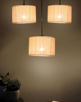 devansh Set of 3 LED Compatible Cluster Hanging Lamps-picture-40