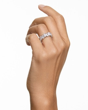 Vittore ring white rhodium plating discount