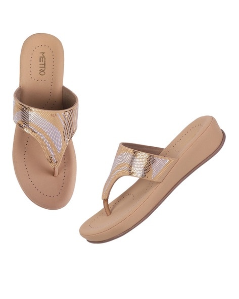 Metro Women Thong-Strap Flat Sandals