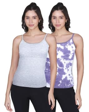dchica Pack of 2 Women Padded Camisole with Adjustable Strap-picture-10