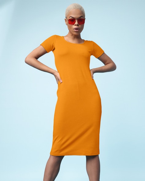 Buy Mustard Dresses for Women by Purvaja Online Ajio