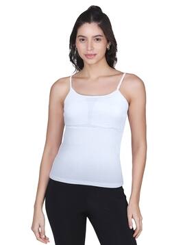 dchica Women Padded Camisole with Adjustable Strap-picture-49