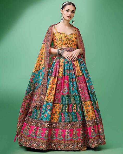 Buy Multicoloured Lehenga Choli Sets for Women by Purvaja Online Ajio