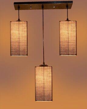 devansh Set of 3 LED Compatible Cluster Hanging Lamps-picture-28
