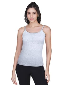 dchica Women Padded Camisole with Adjustable Strap-picture-16