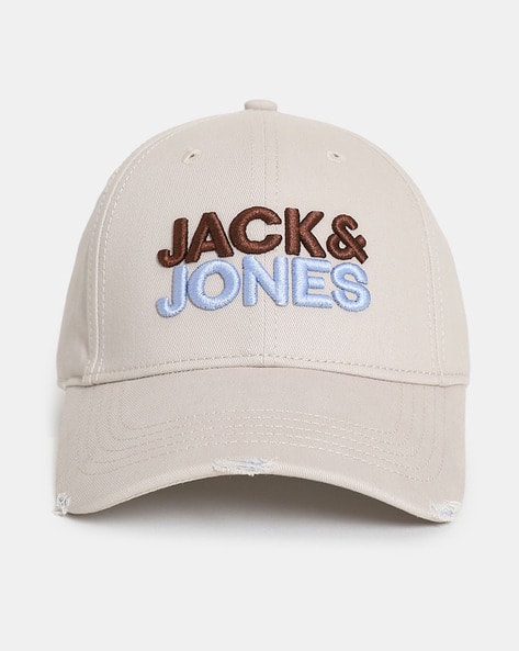Jack & Jones Embroidered Baseball Cap with Stitched Details