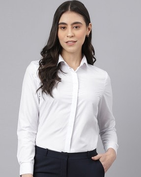 Best Offers on Formal shirts for women upto 20 71 off Limited period sale AJIO