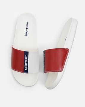 jack & jones Men Brand Print Open-Toe Slides-picture-42