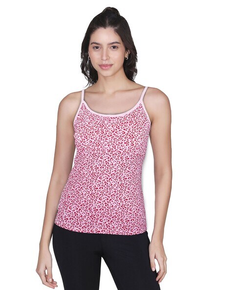 Buy Pink Camisoles Slips for Women by Dchica Online Ajio