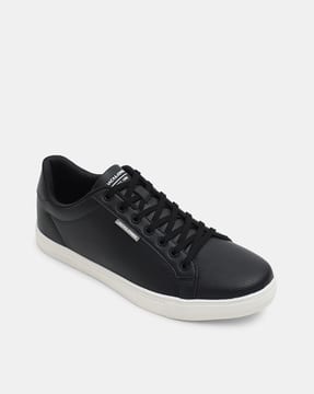 Buy Jack & Jones Men Typographic Print Lace-Up Shoes Online | Ajio.com