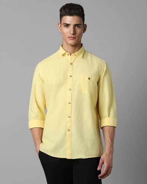 Buy Yellow Shirts for Men by LOUIS PHILIPPE Online | Ajio.com