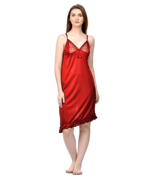 Satin Nightie with Robe