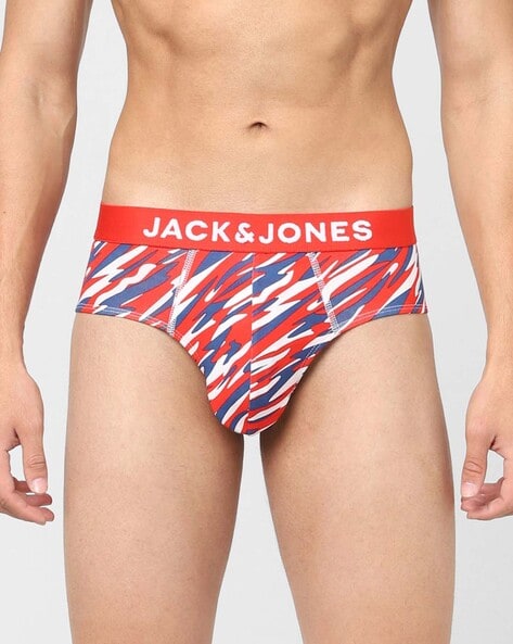 Jack & Jones Printed Cotton Briefs