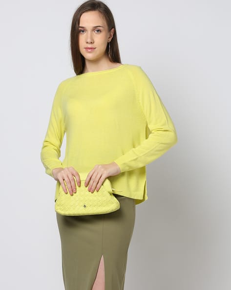 Buy Lime Green Sweaters Cardigans for Women by Fig Online