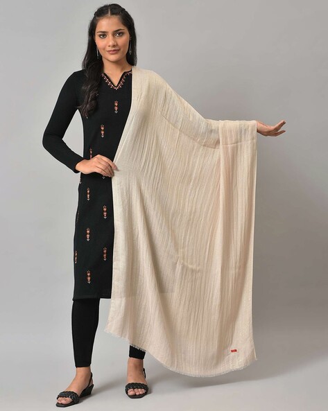 Women Shawl with Fringes Price in India