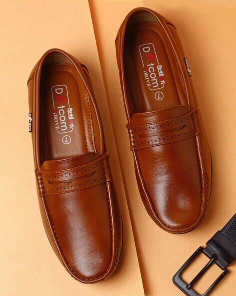 Action Men Round-Toe Slip-On Loafers