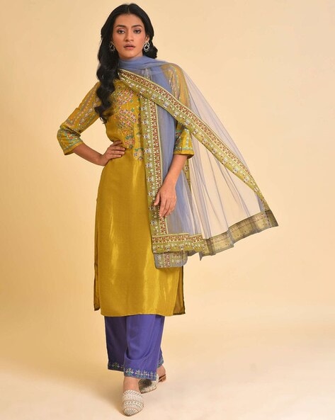 Women Dupatta with Patch Border Price in India