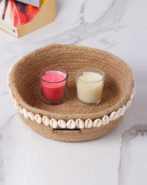 Habere India Organizing Basket with Shells