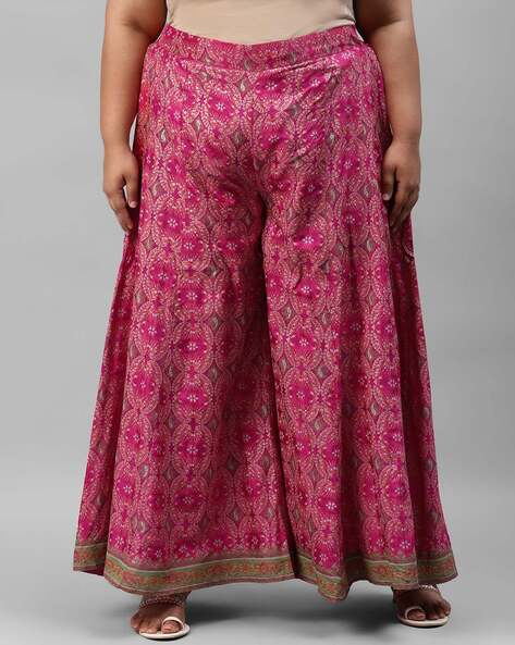 Women Floral Print Palazzos Price in India