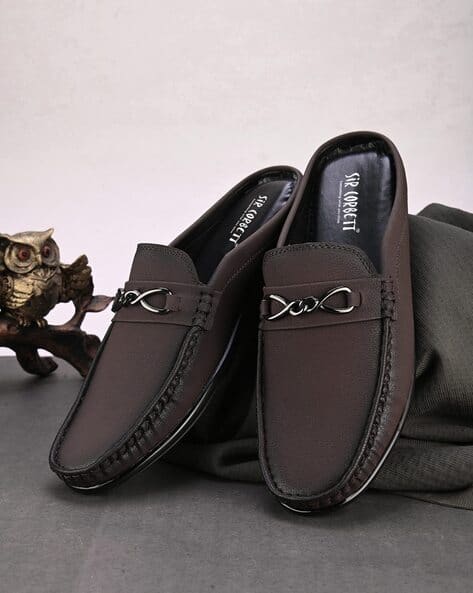 SIR CORBETT Men Round-Toe Slip-On Loafers