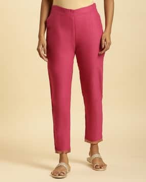 Women Embroidered Slim Fit Pants-picture-53