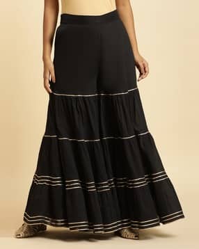 Women Sharara with Elasticated Waist-picture-47