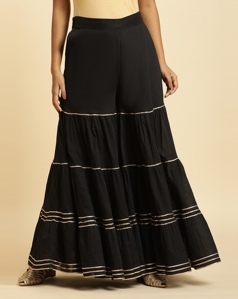 Women Sharara with Elasticated Waist Price in India