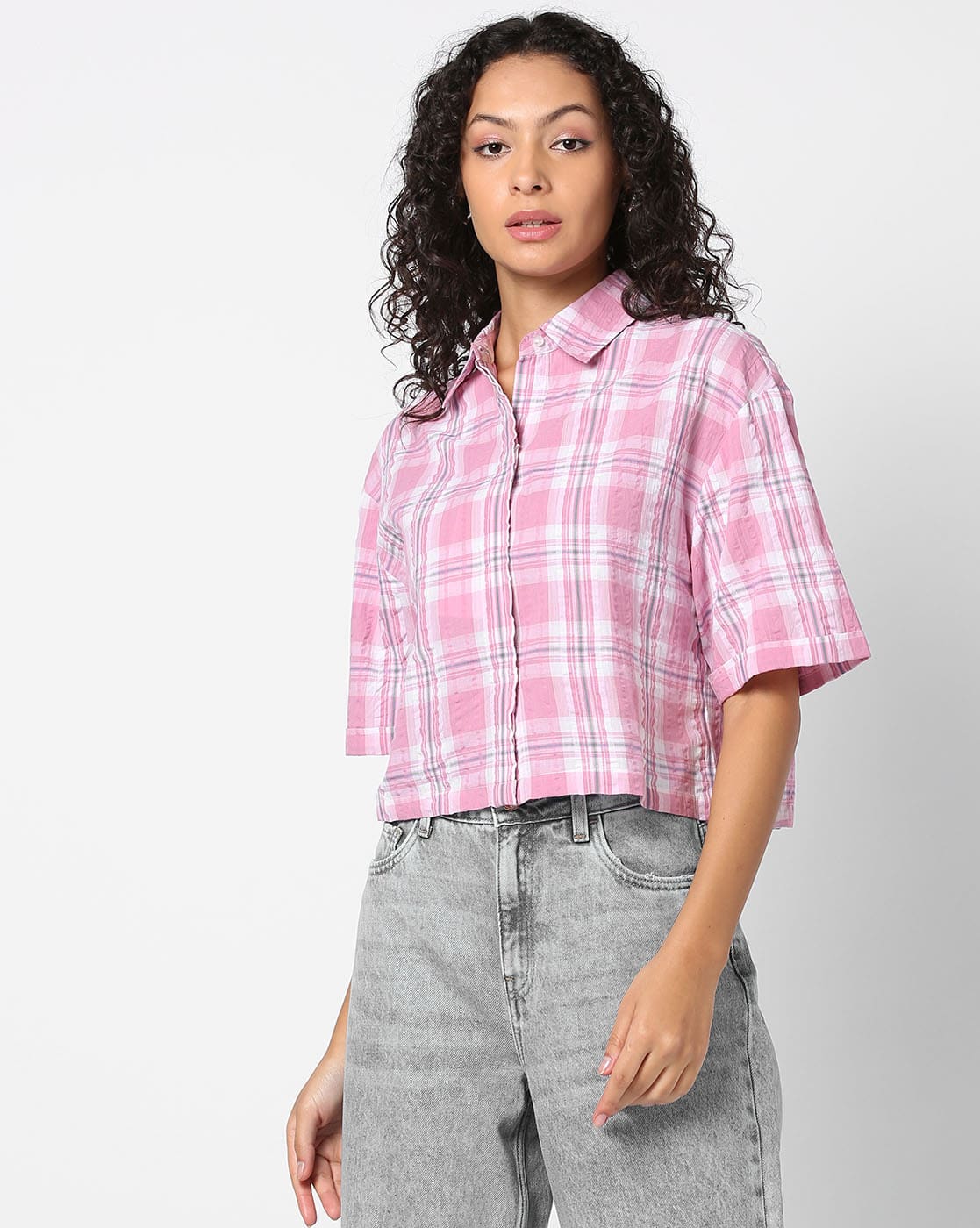 Buy Pink Shirts for Women by LEE COOPER Online | Ajio.com