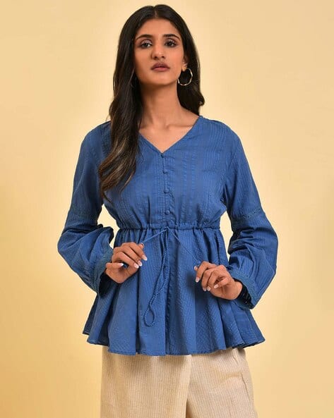 Buy Blue Shirts, Tops Tunic for Women by W Online