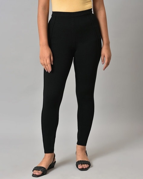 W Women Leggings with Elasticated Waist