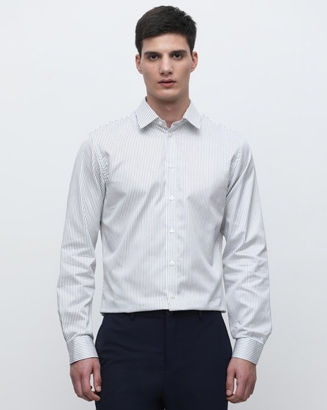 Selected Men Striped Slim Fit Shirt