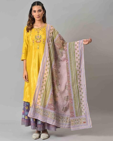 Women Paisley Print Dupatta Price in India