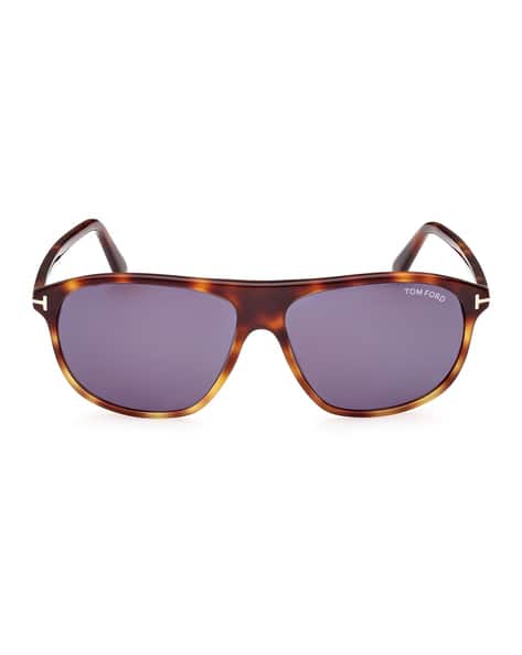 Men Full-Rim Acetate Pilot Sunglasses FT1027 60 56V