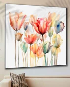 saf Floral Print Canvas Wall Painting-picture-25