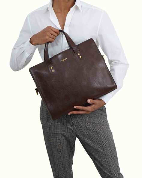 Buy Brown Laptop Bags for Men by HIDESIGN Online Ajio