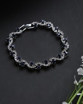 sohi Stone-Studded Link Bracelet-picture-33