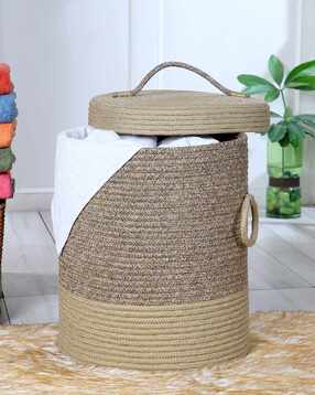 Colourblock Multipurpose Laundry Basket with Lid