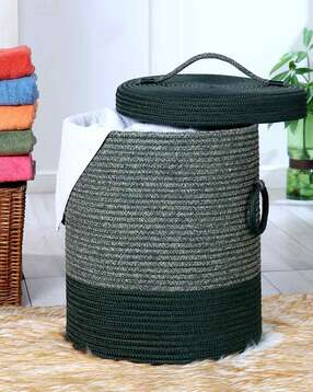 Colourblock Multipurpose Laundry Basket with Lid