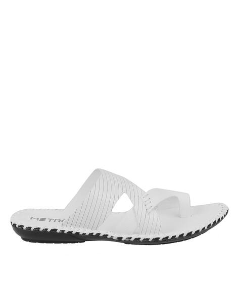 Men Toe-Ring Slip-On Sandals