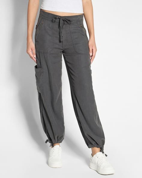 Buy Grey Trousers Pants for Women by AMERICAN EAGLE Online