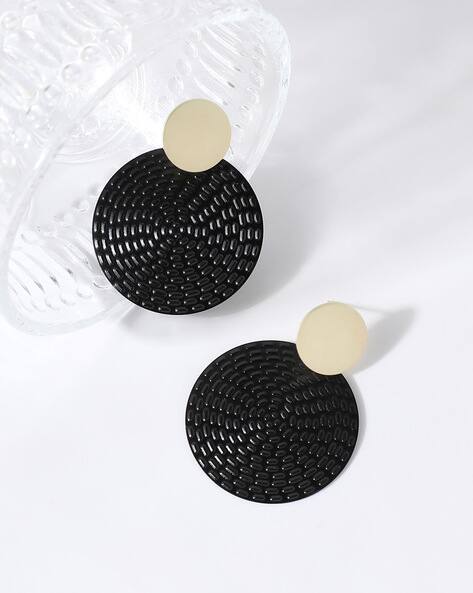 Sohi Gold-Plated Drop Earrings
