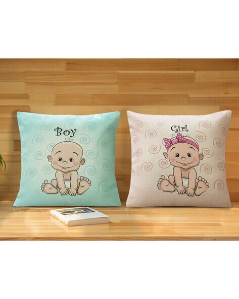 Buy Teal Cream Cushions Pillows for Home Kitchen by Good