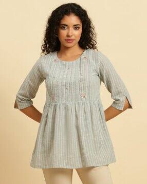 Women Embroidered Regular Fit Top-picture-30